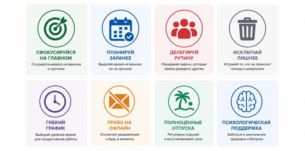 Способы поддержки work-life balance сотрудников со стороны работодателя
